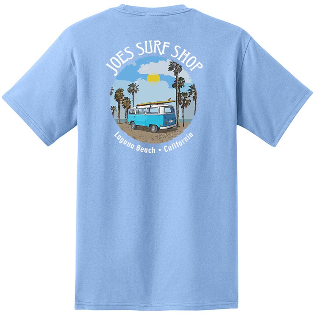 Joe's Surf Shop Surf Bus Heavyweight Pocket Tee