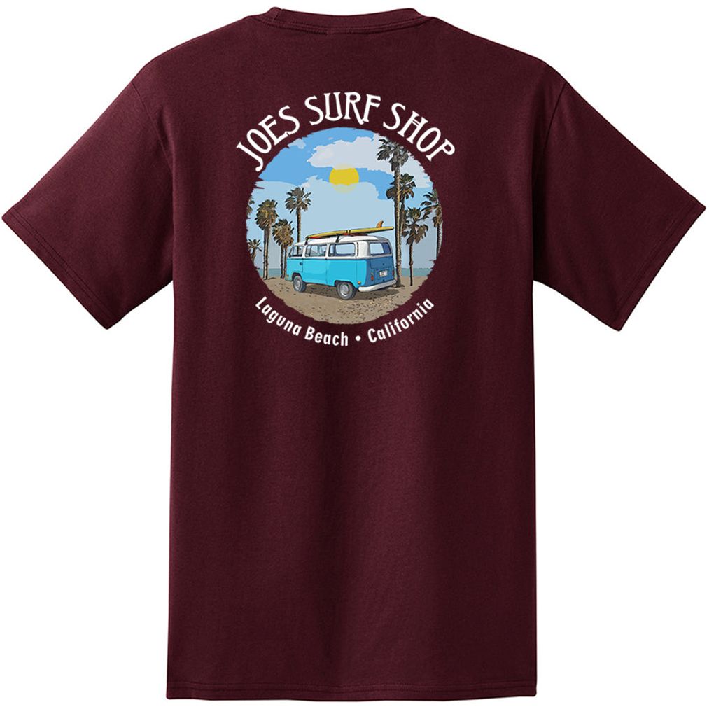 Joe's Surf Shop Surf Bus Heavyweight Pocket Tee