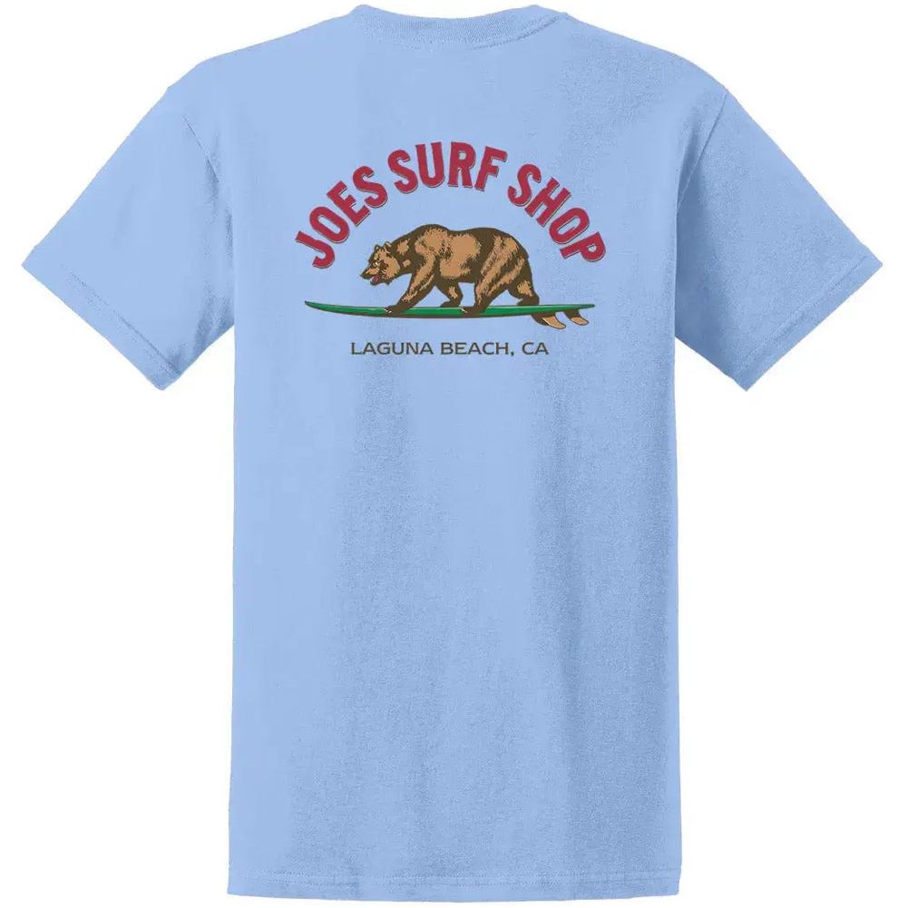 Joe's Surf Shop Surfing Bear Heavyweight Cotton Tee
