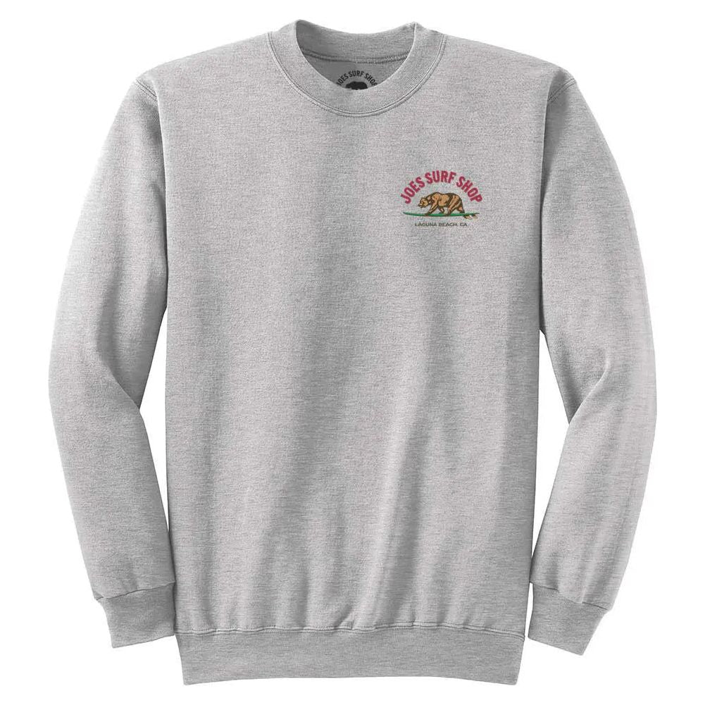 Joe's Surf Shop Surfing Bear Crewneck