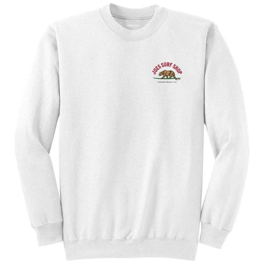 Joe's Surf Shop Surfing Bear Crewneck