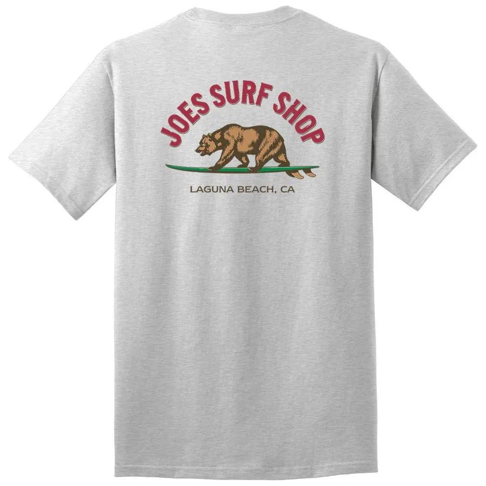 Joe's Surf Shop Surfing Bear Heavyweight Cotton Tee