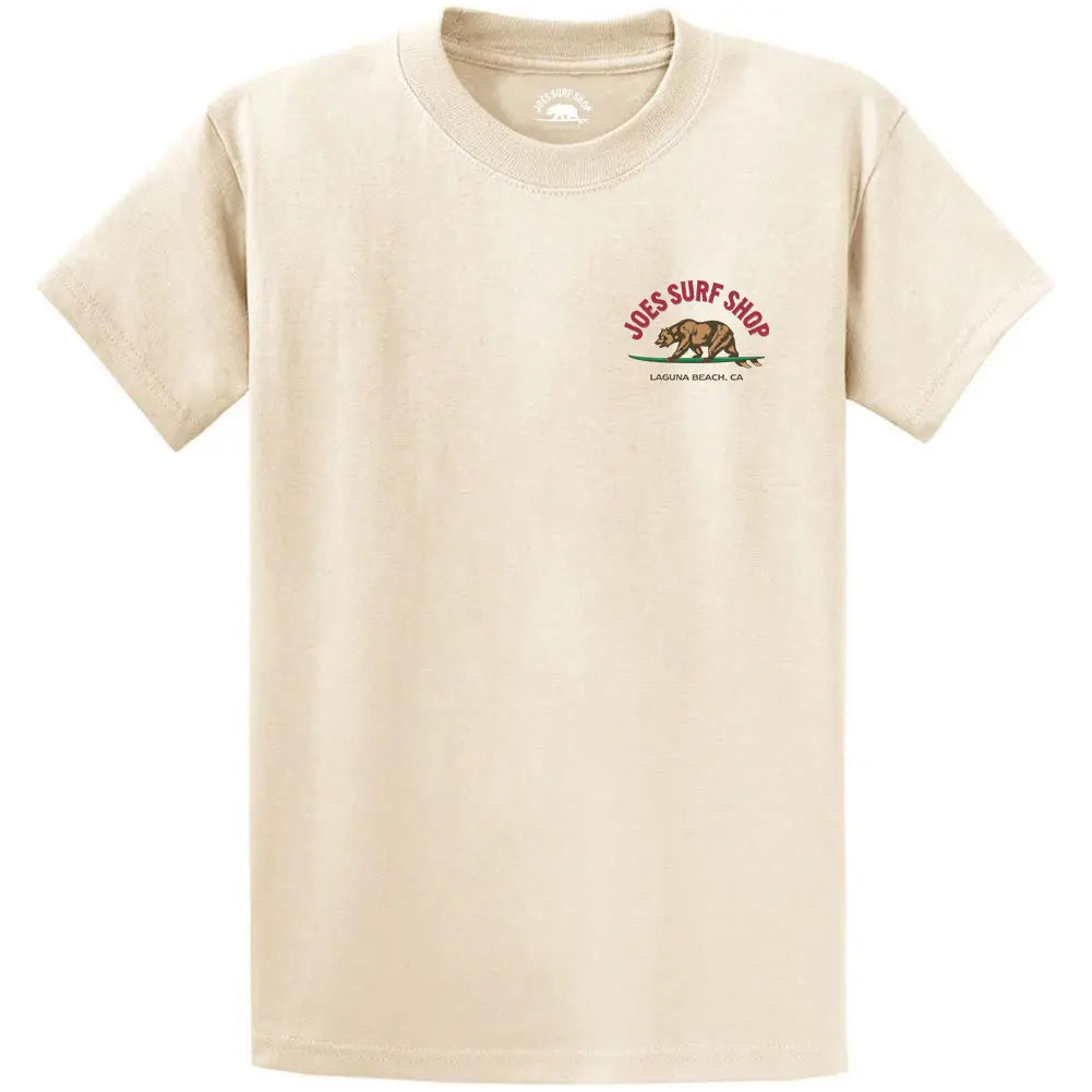 Joe's Surf Shop Surfing Bear Heavyweight Cotton Tee
