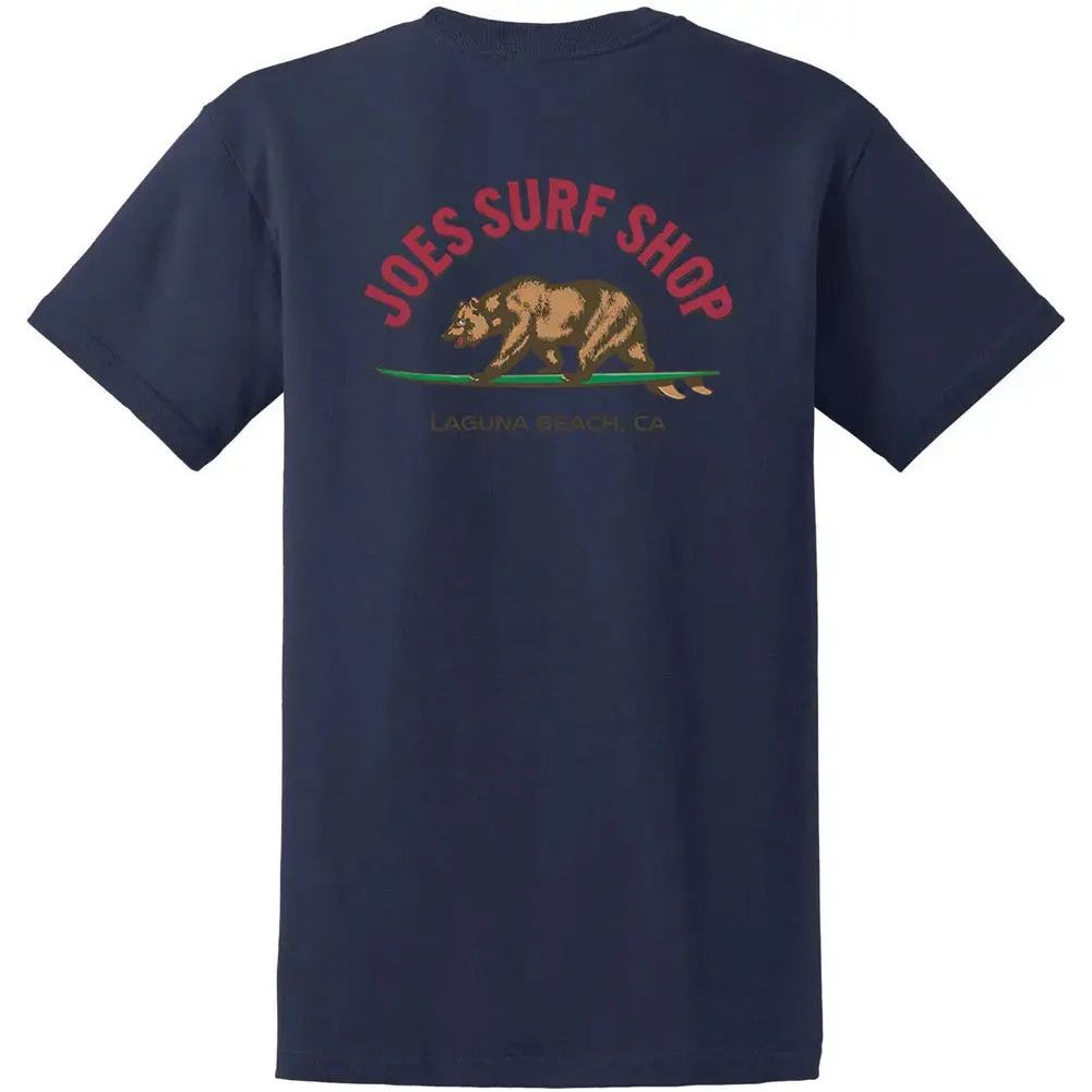 Joe's Surf Shop Surfing Bear Heavyweight Cotton Tee
