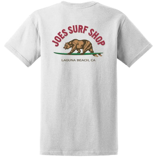 Joe's Surf Shop Surfing Bear Heavyweight Cotton Tee