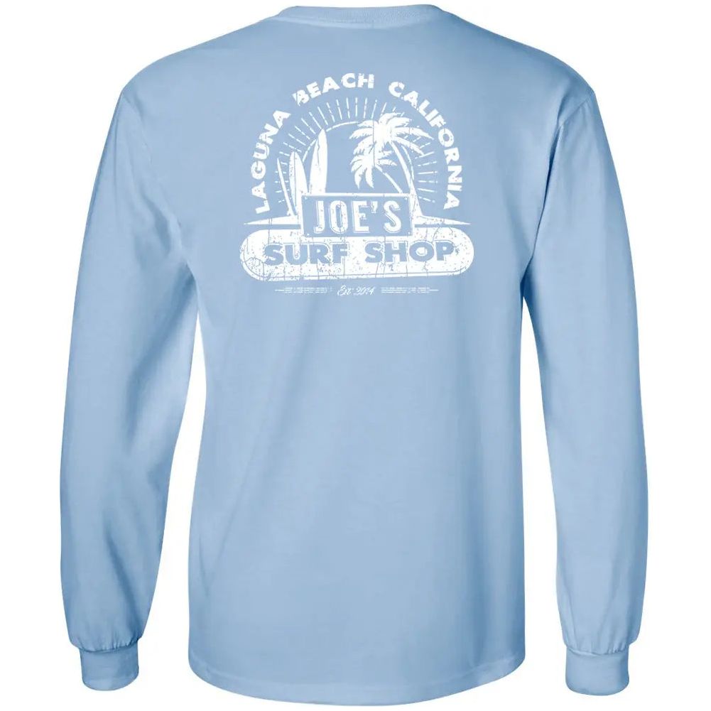 Joe's Surf Shop Vintage Beach Long Sleeve Tee
