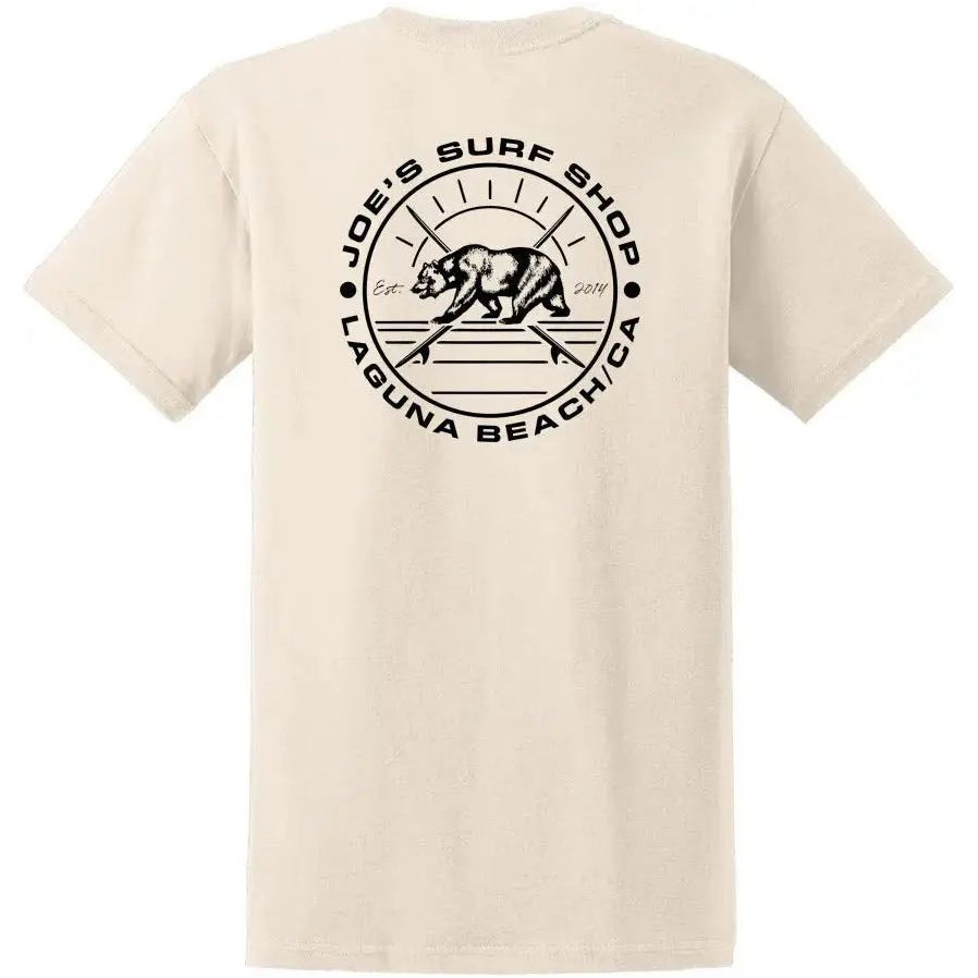 Joe's Surf Shop Vintage Surfing Bear Heavyweight Tee