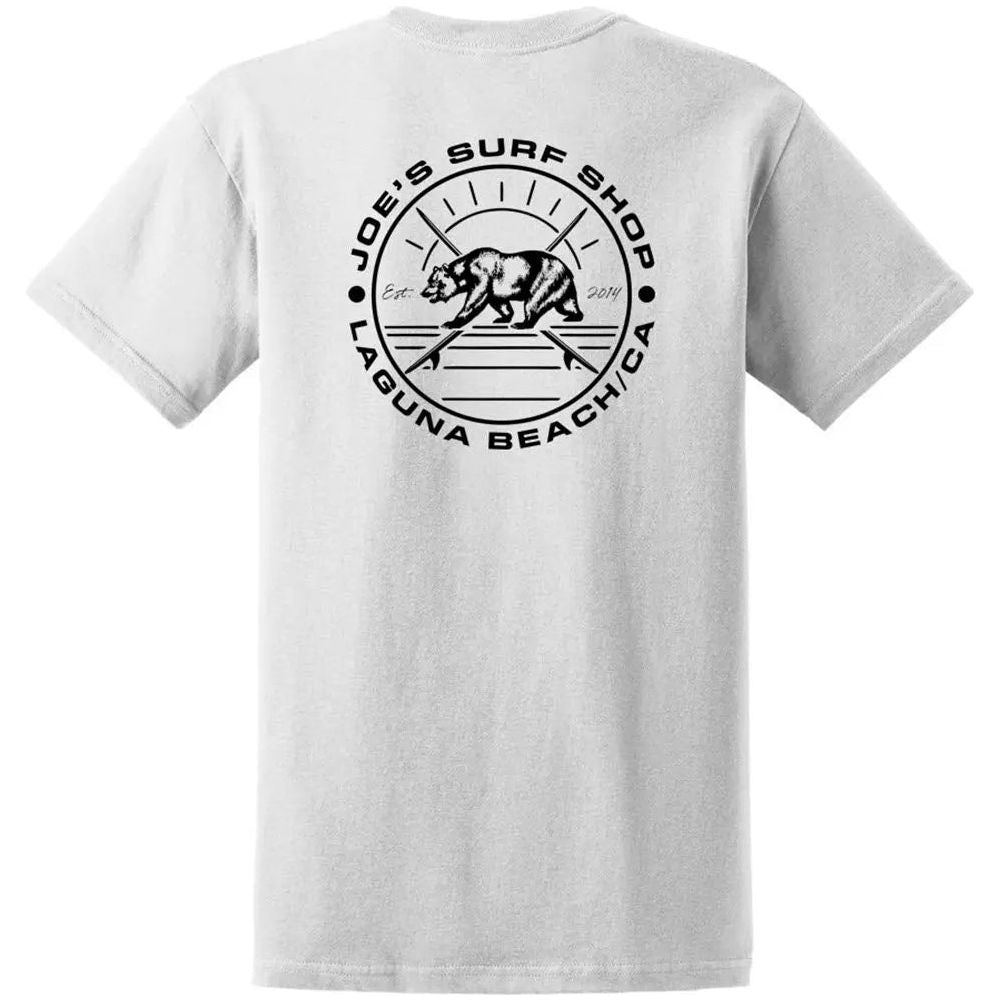 Joe's Surf Shop Vintage Surfing Bear Heavyweight Tee
