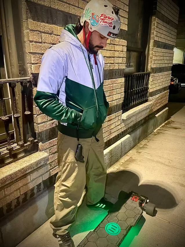 Ultra Reflective Hoodie Dark Green Eclipse