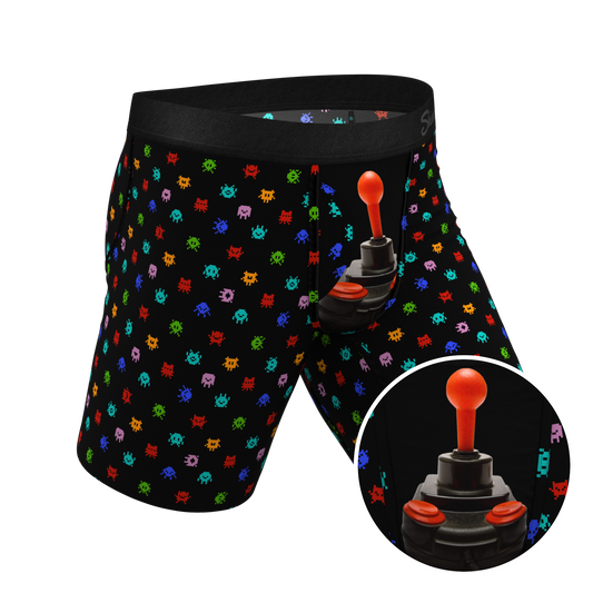 The Joystick | Video Game Long Leg Ball Hammock® Pouch Underwear With Fly