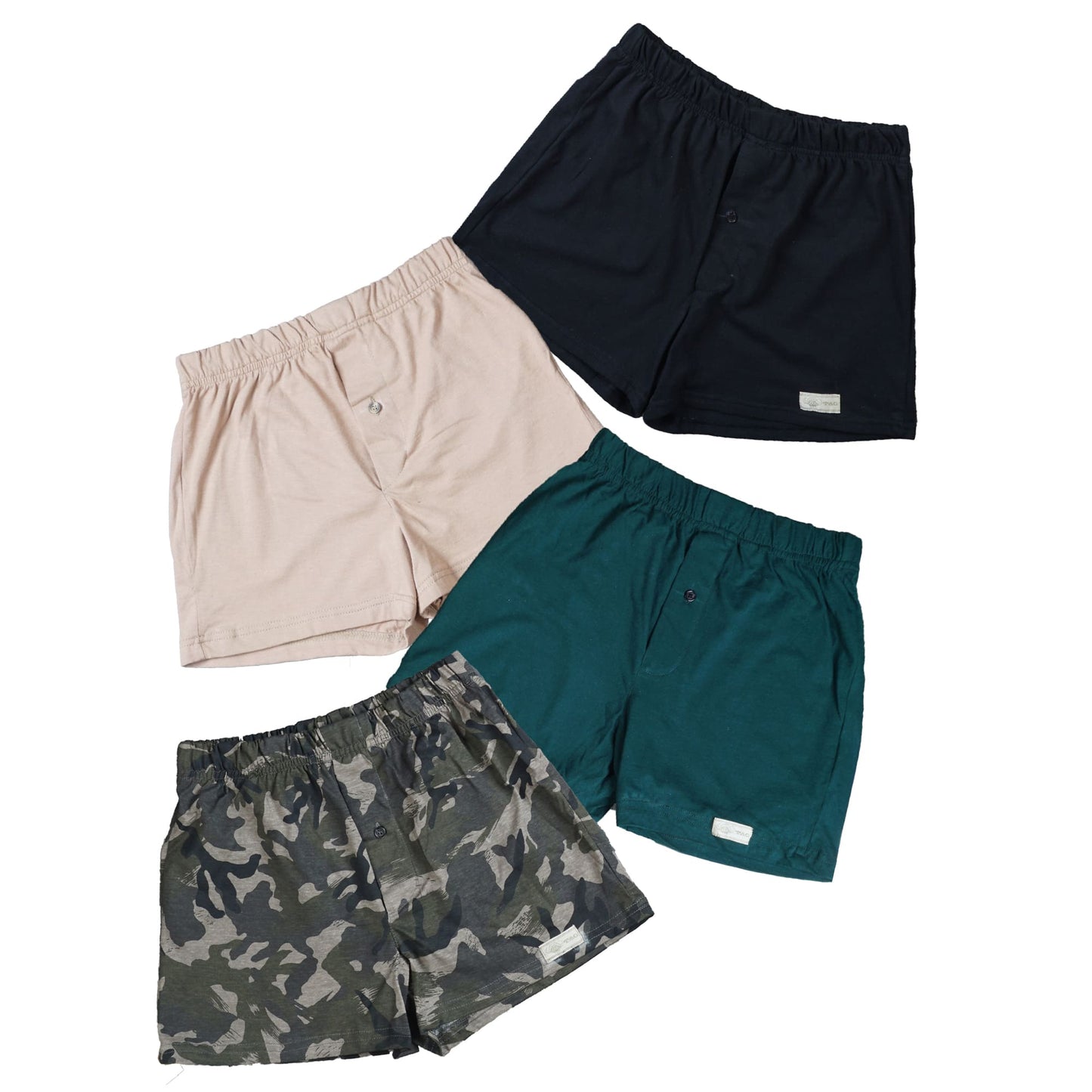 Jungle Camo Boxer Shorts 4 Pack for Men