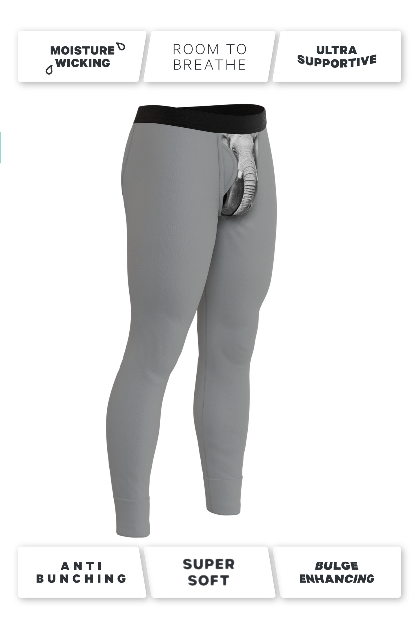 The Junk In The Trunk | Elephant Ball Hammock® Long Johns