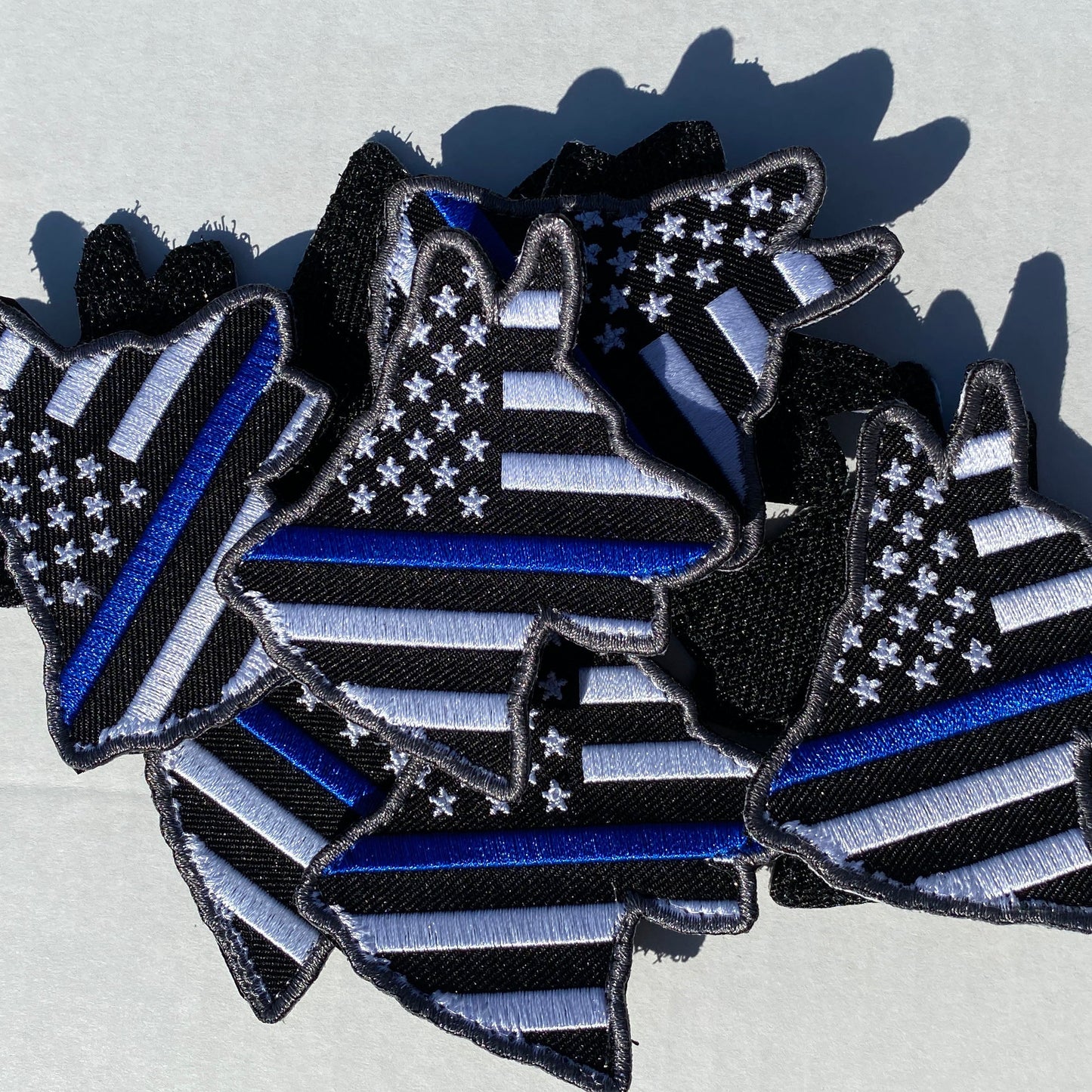 K-9 USA Thin Blue Line Flag Patch