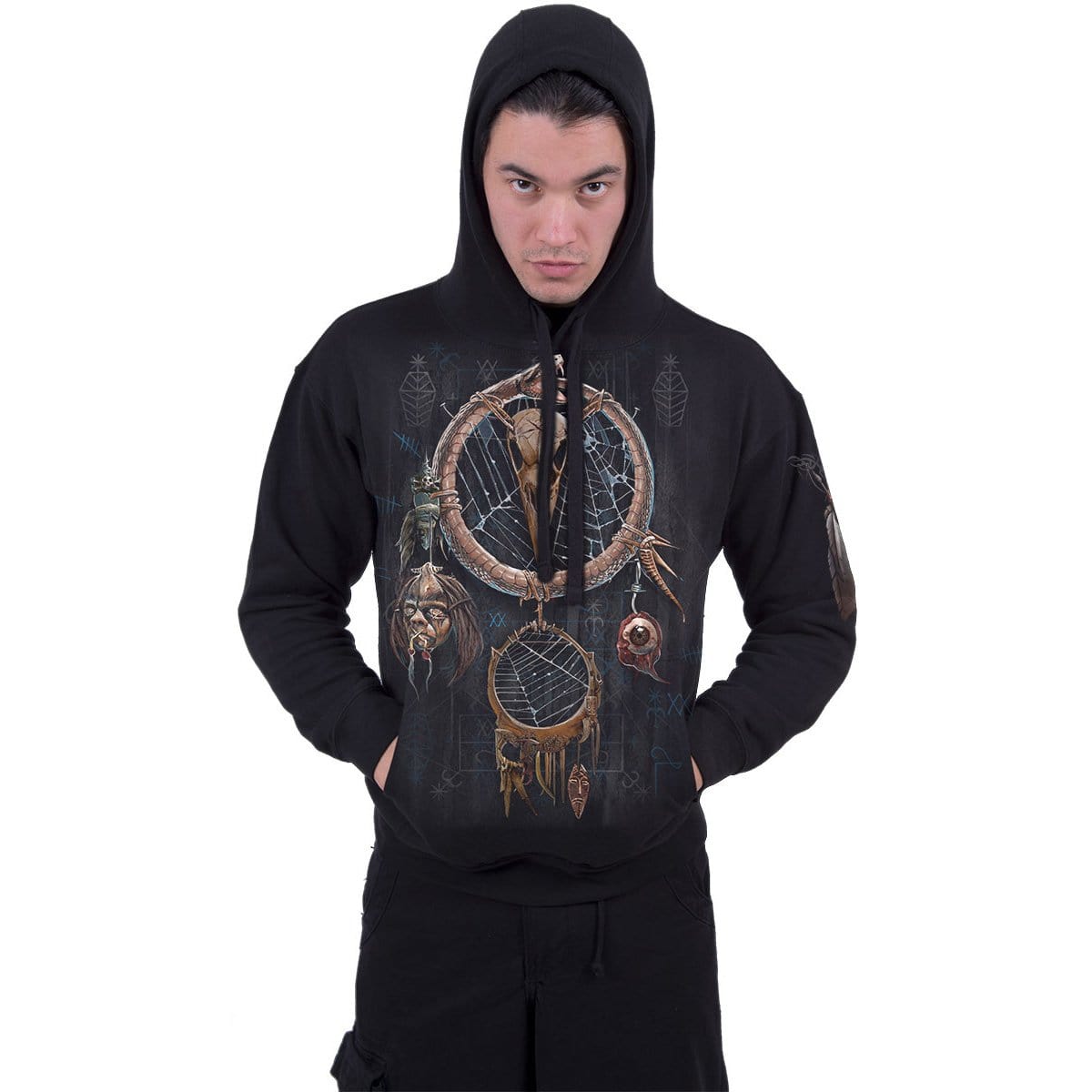 VOODOO CATCHER - Hoody Black