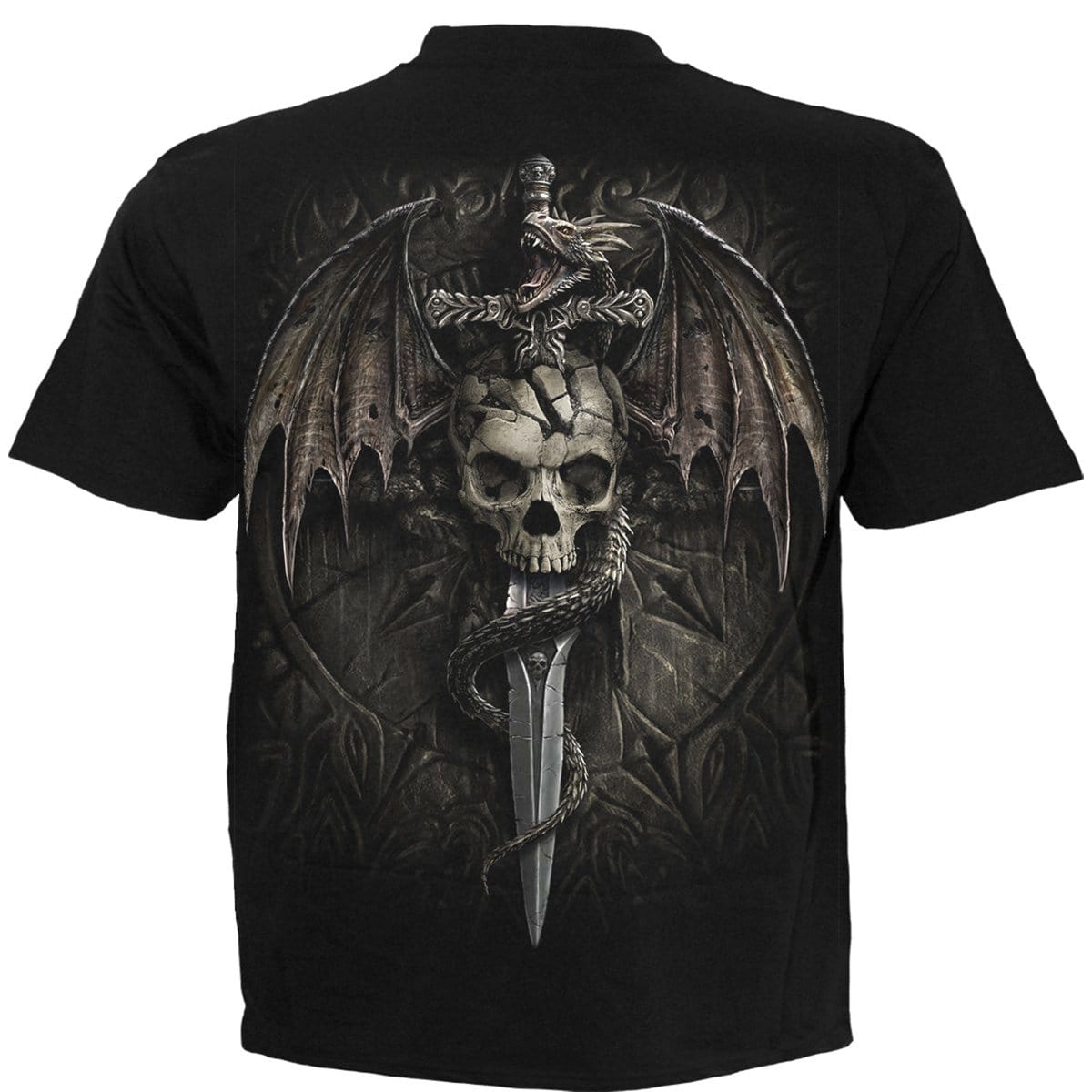 DRACO SKULL - T-Shirt Black