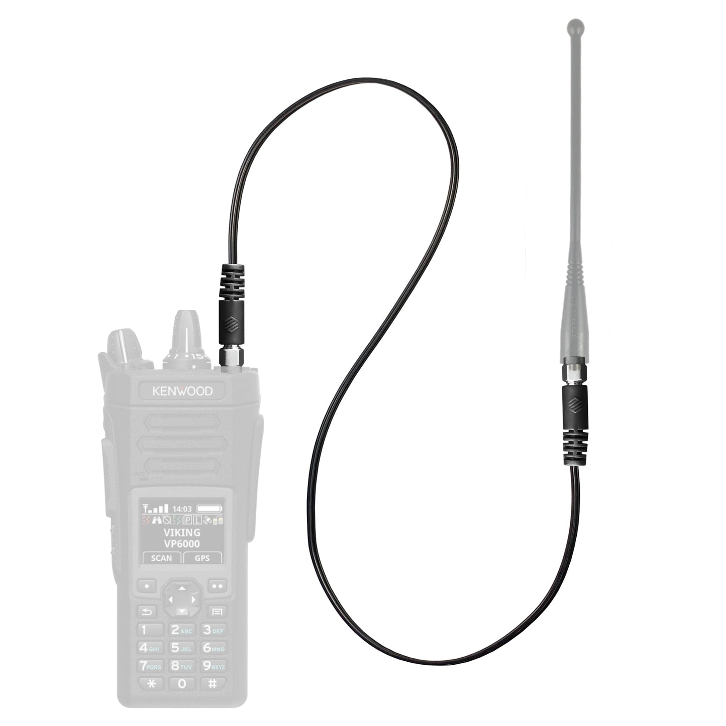 Tactical Antenna Relocation Kit(No Antenna Pouch) - Kenwood TK & NX Series Radios