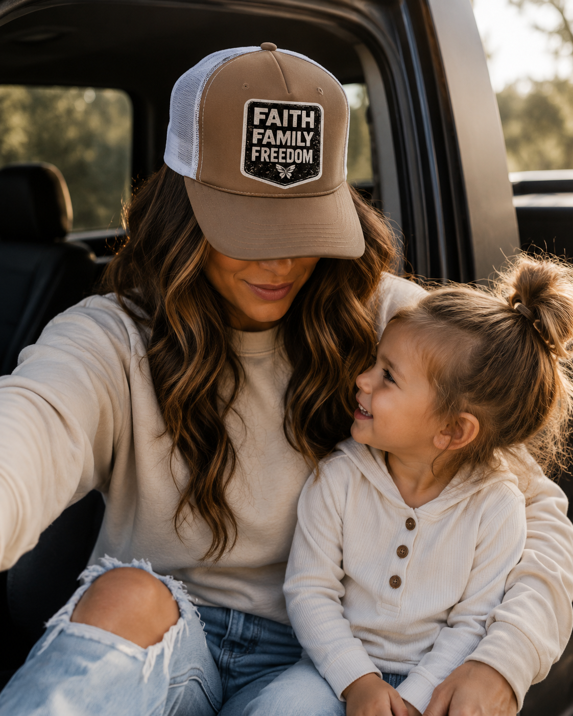 Faith • Family • Freedom Trucker Hat