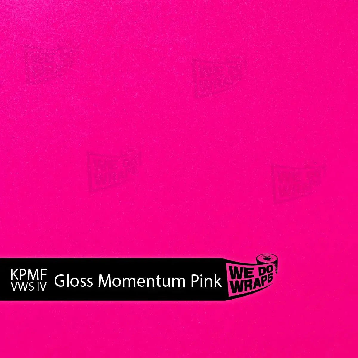 KPMF Gloss Momentum Pink Tesla Emblem Decals (Front + Back) | Model 3