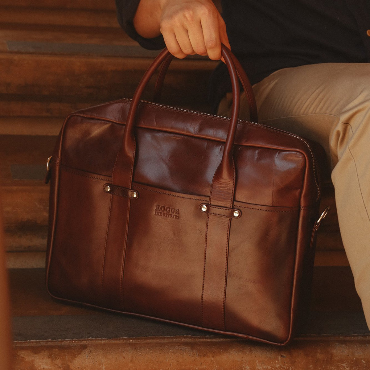 Katahdin Leather Briefcase