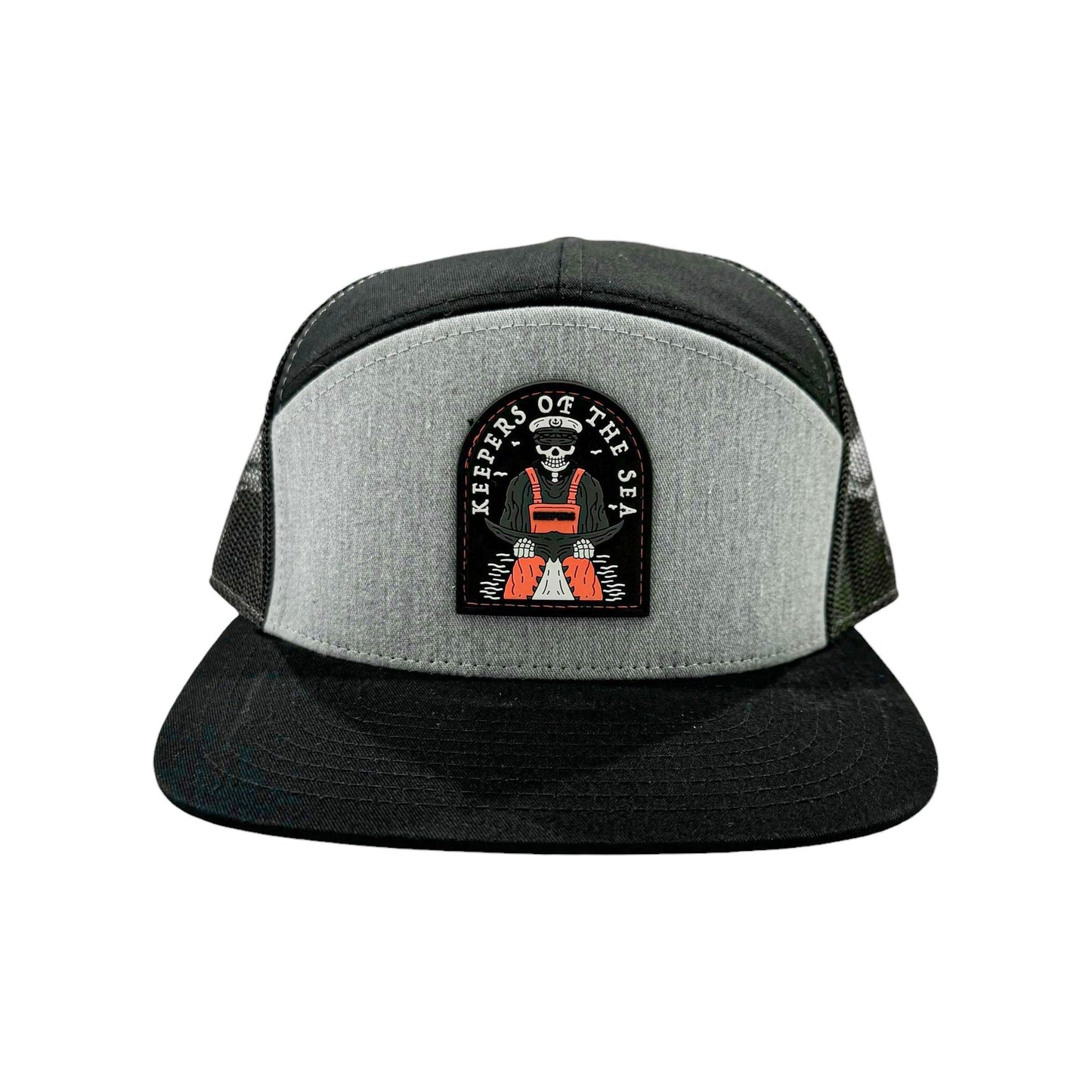 Tuna Slayer 7-Panel Black / Grey Snapback