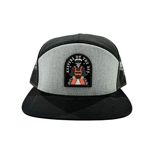 Tuna Slayer 7-Panel Black / Grey Snapback