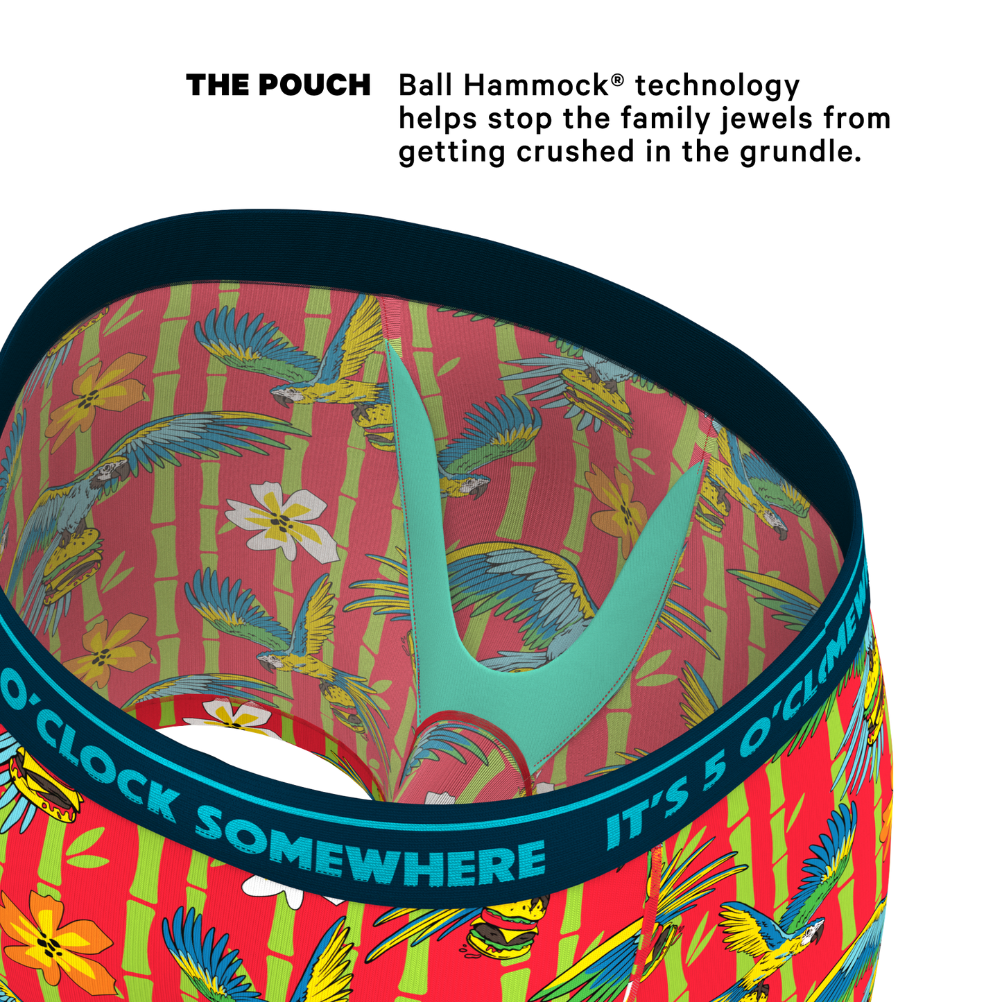 The Key West | Shinesty x Margaritaville® Ball Hammock® Pouch Underwear