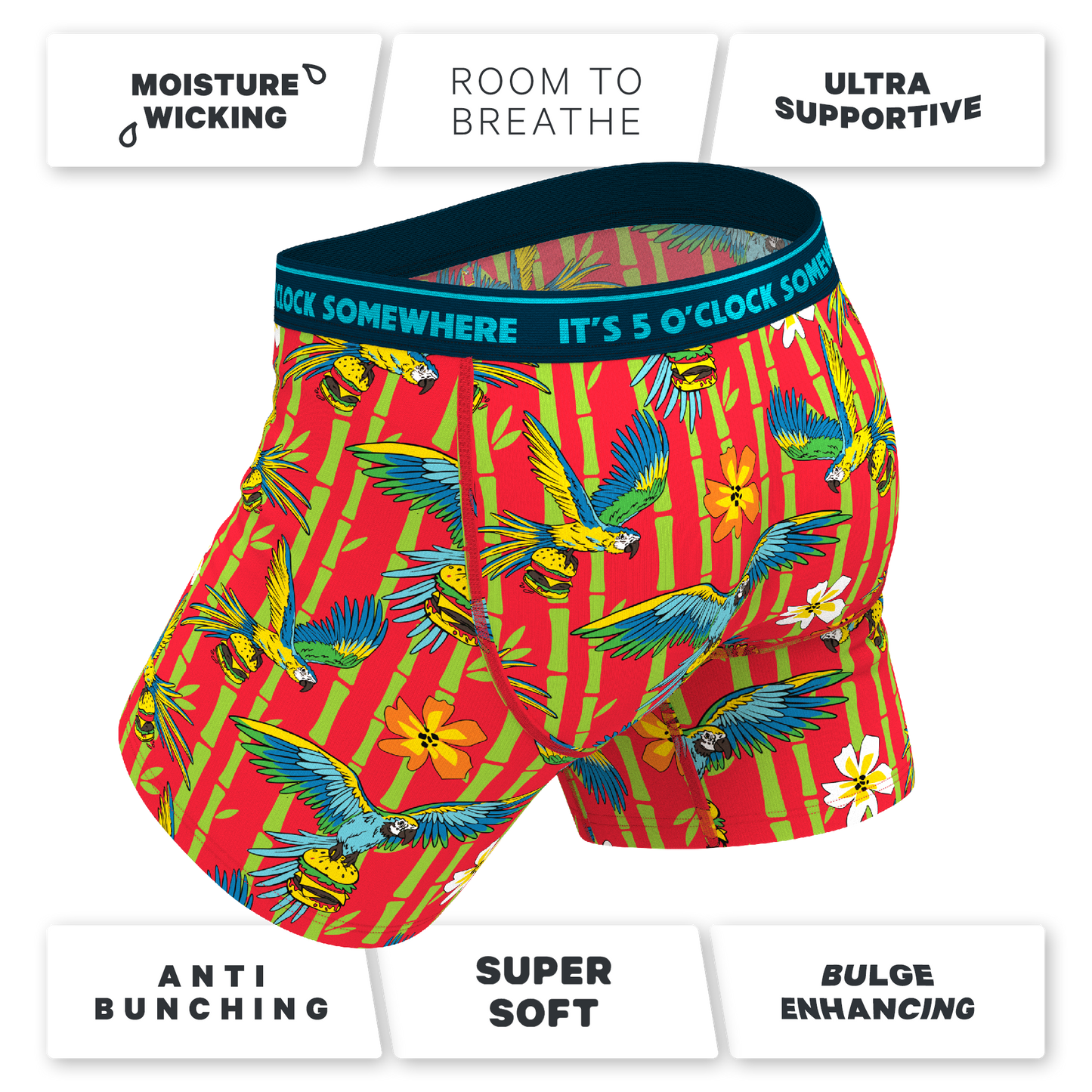 The Key West | Shinesty x Margaritaville® Ball Hammock® Pouch Underwear