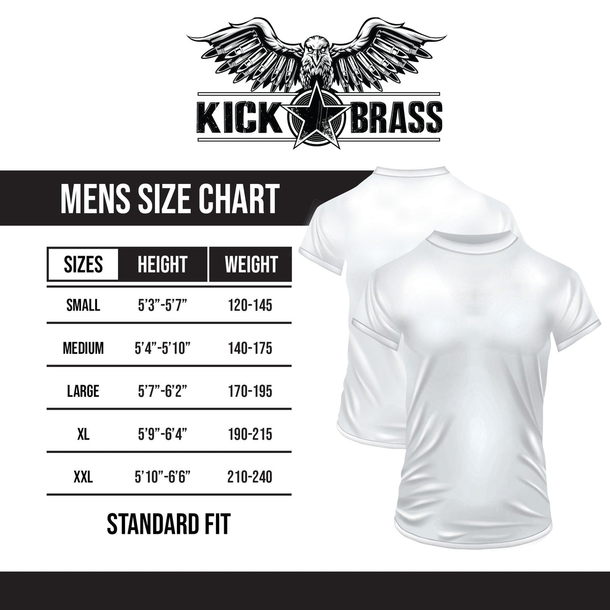 Kick Brass® – Liberty or Death Tee in Vintage Navy