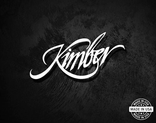 Kimber Firearms Decal