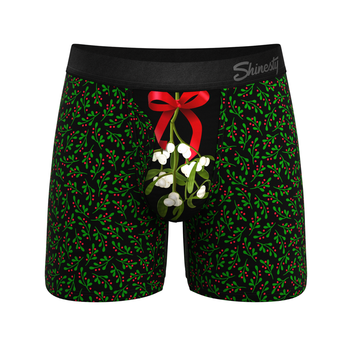 The Kiss Me There | Mistletoe Ball Hammock® Pouch Underwear With Fly