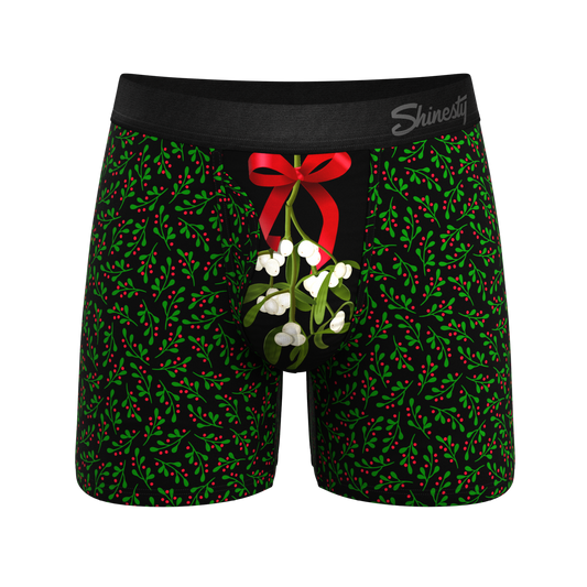 The Kiss Me There | Mistletoe Ball Hammock® Pouch Underwear With Fly