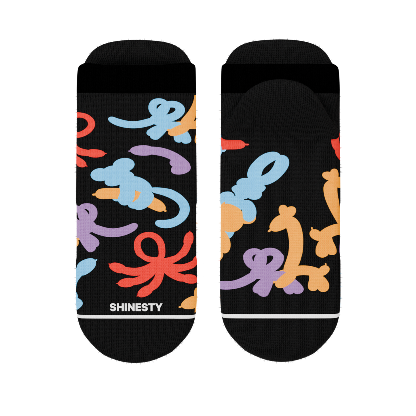 The Knot Tonights | Balloon Animal Heel Hammock™ Ankle Socks