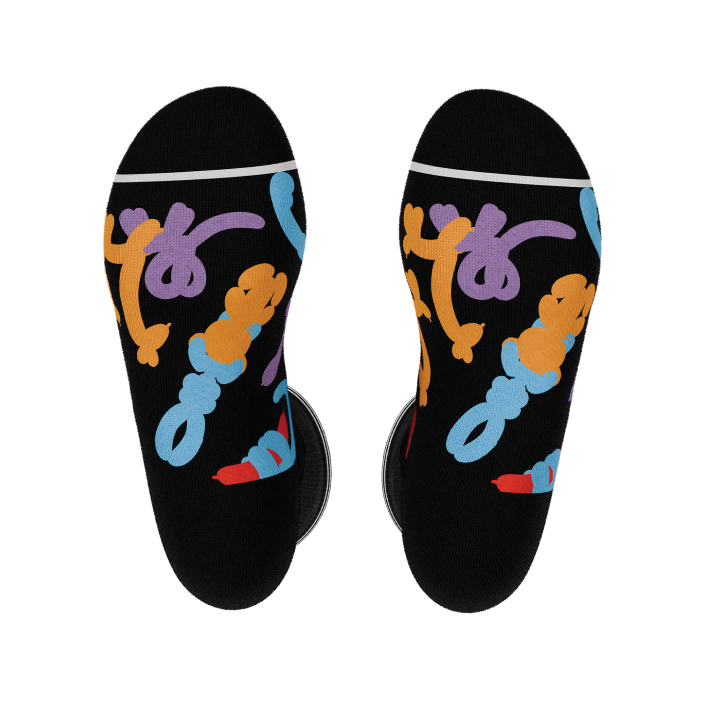 The Knot Tonights | Balloon Animal Heel Hammock™ Crew Socks