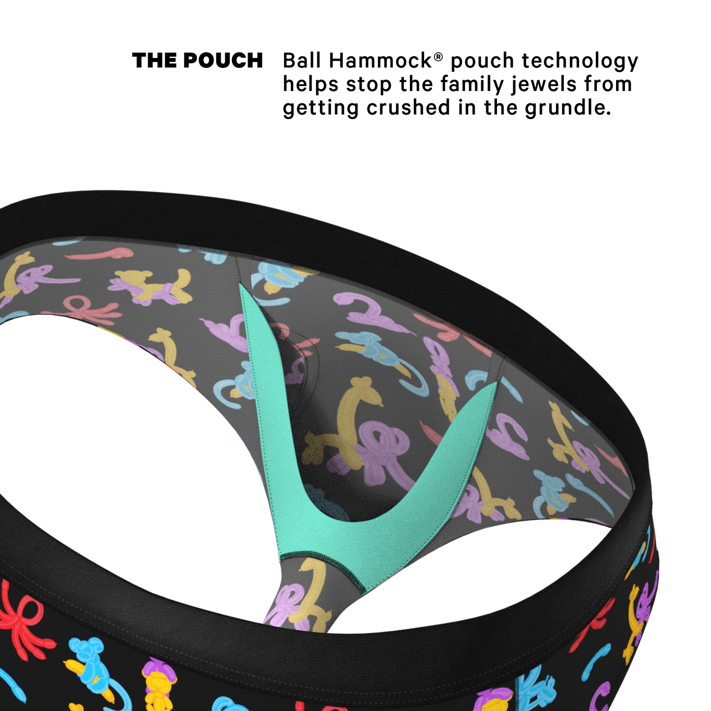 The Knot Tonights | Balloon Animal Ball Hammock® Pouch Underwear Briefs