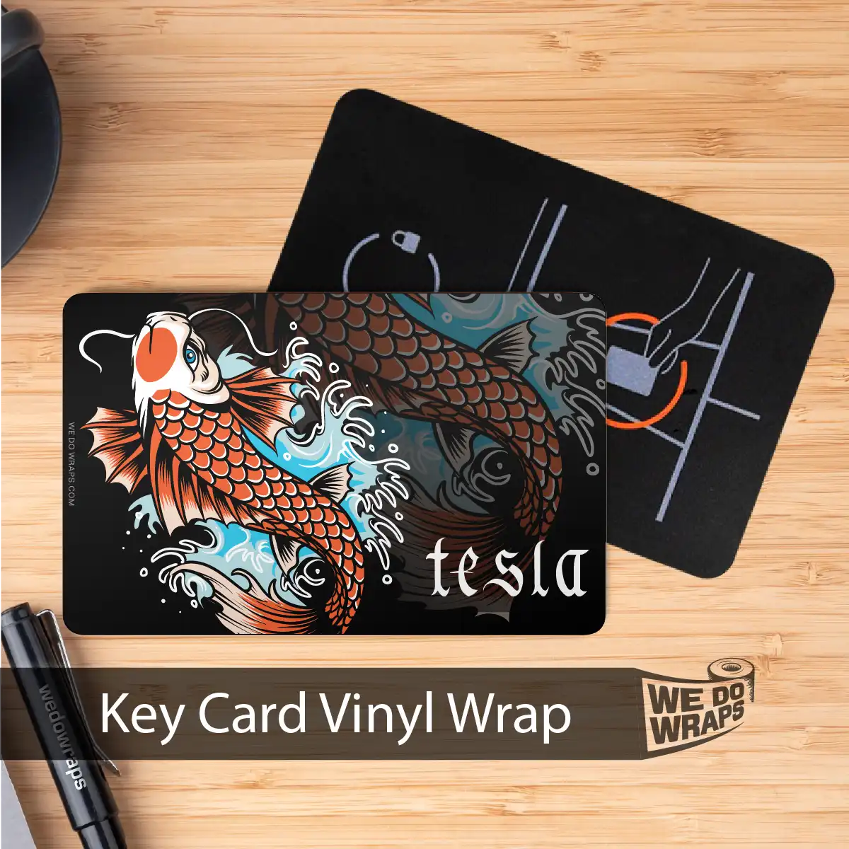 Koi Tattoo Art | NFC Key Card Wrap