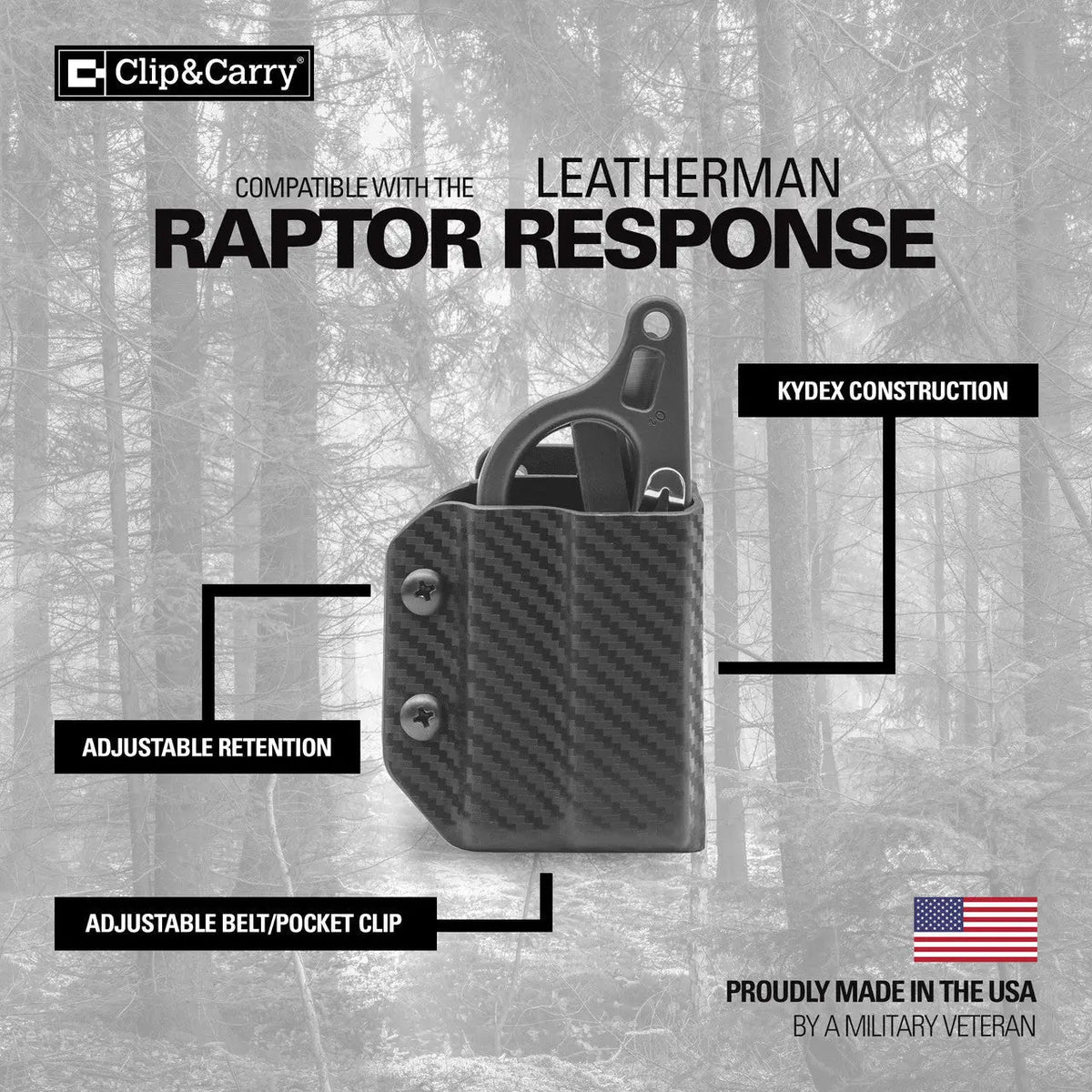Kydex Sheath for the Leatherman Raptor Response