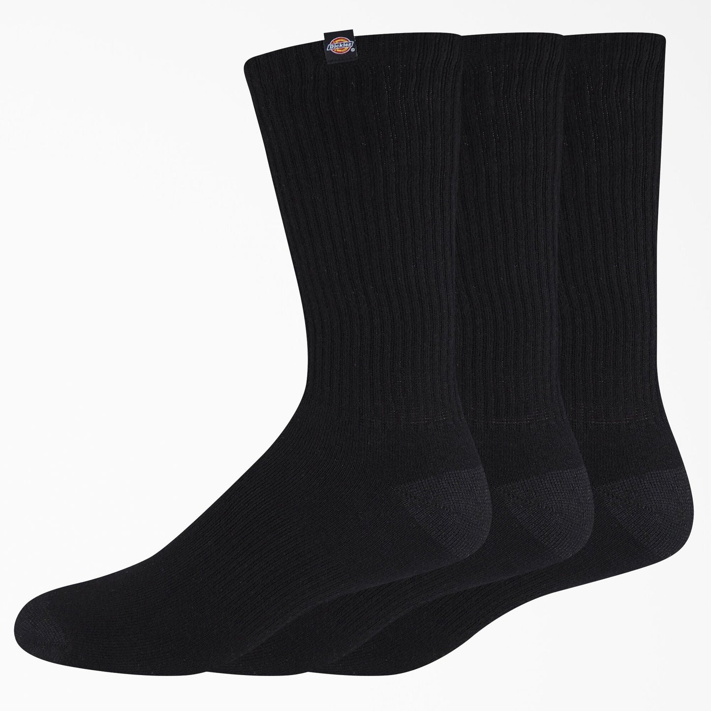 Dickies Label Crew Socks -  Black