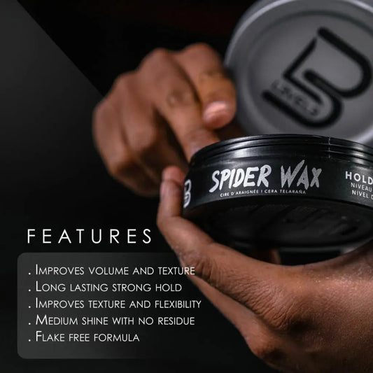 Level 3 Spider Wax – Fiber Texture Hair Wax