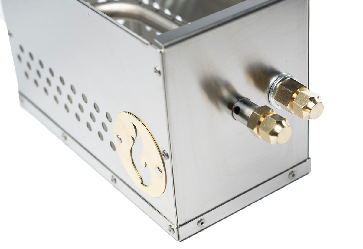 Reserve yours now! Hekla Combo: 304 Stainless Steel LavaBox, Stand/Grill, and Carry Bag