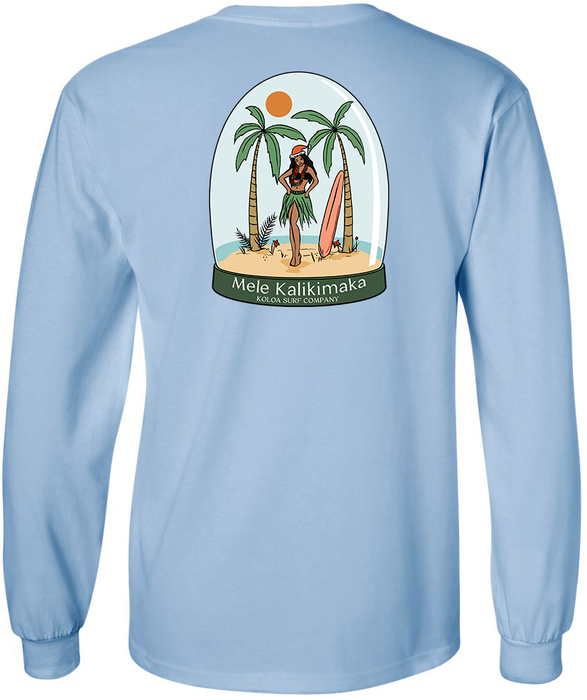 Koloa Hula Globe Long Sleeve T-Shirt