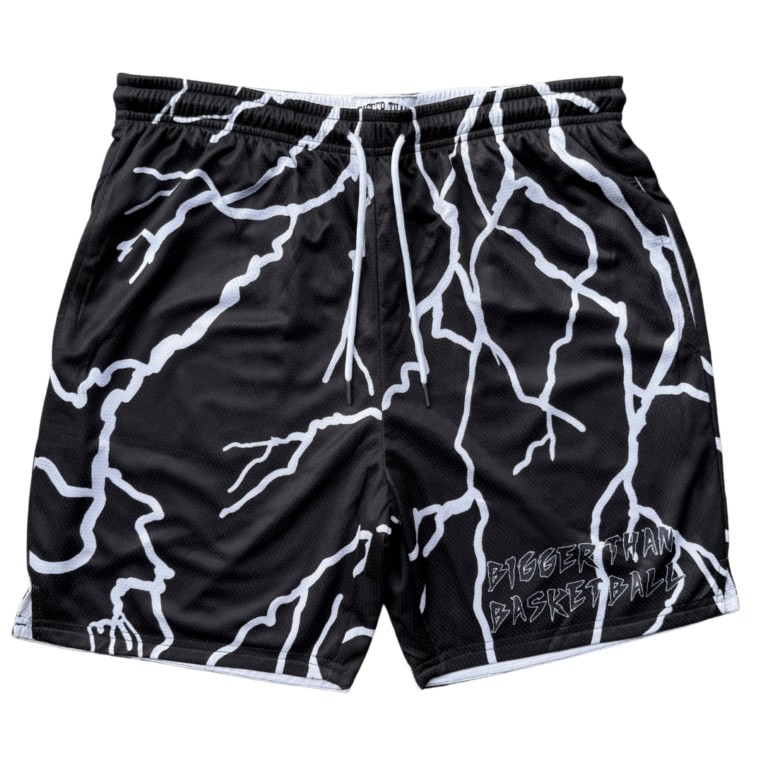 Lightning Strike - Shorts - Black