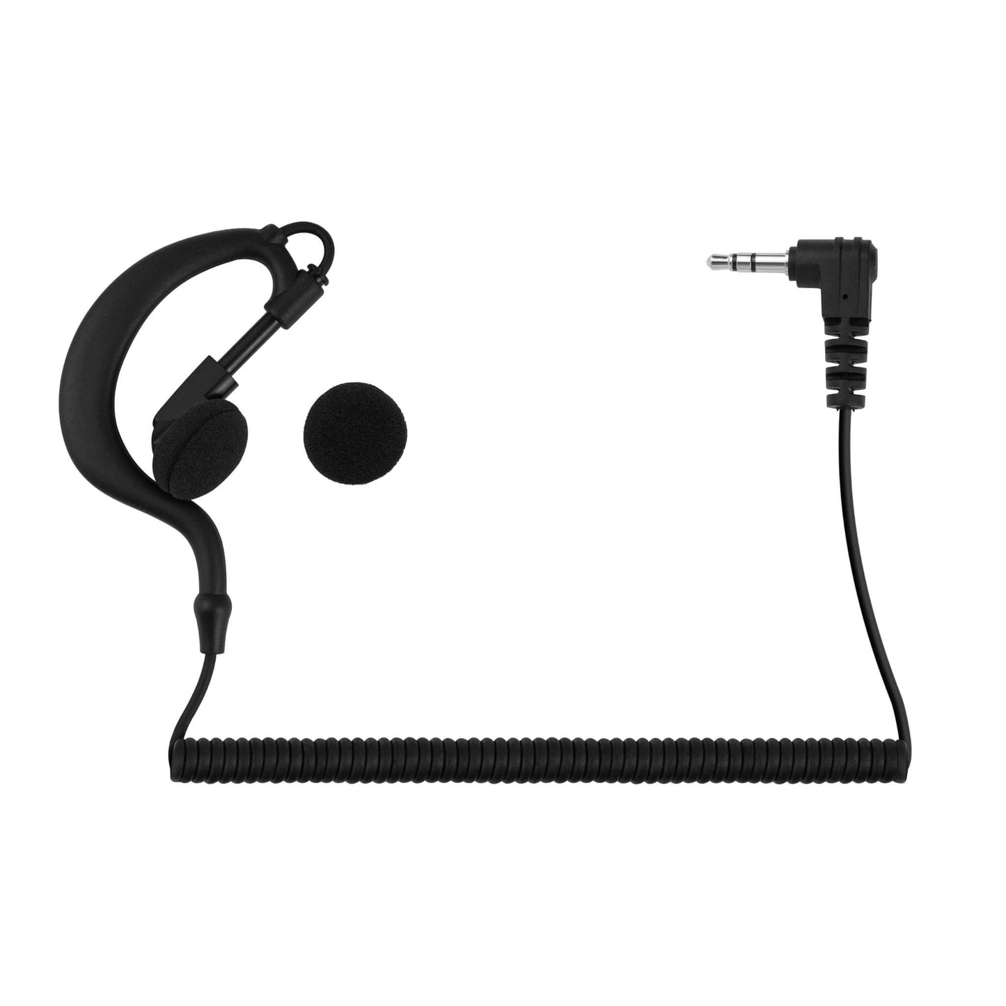 Mic & Ear Hook Earpiece Radio Kit - Quick Disconnect (Hirose) Harris(L3Harris) HDP250 Momentum & DMR Series