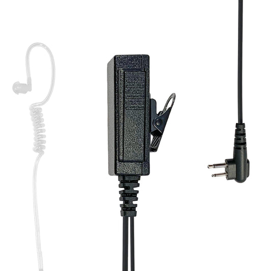 Mic & Earpiece Radio Kit- Yaesu 2 Pin: FT-65, FT25, FT-4XR, FT-4VR