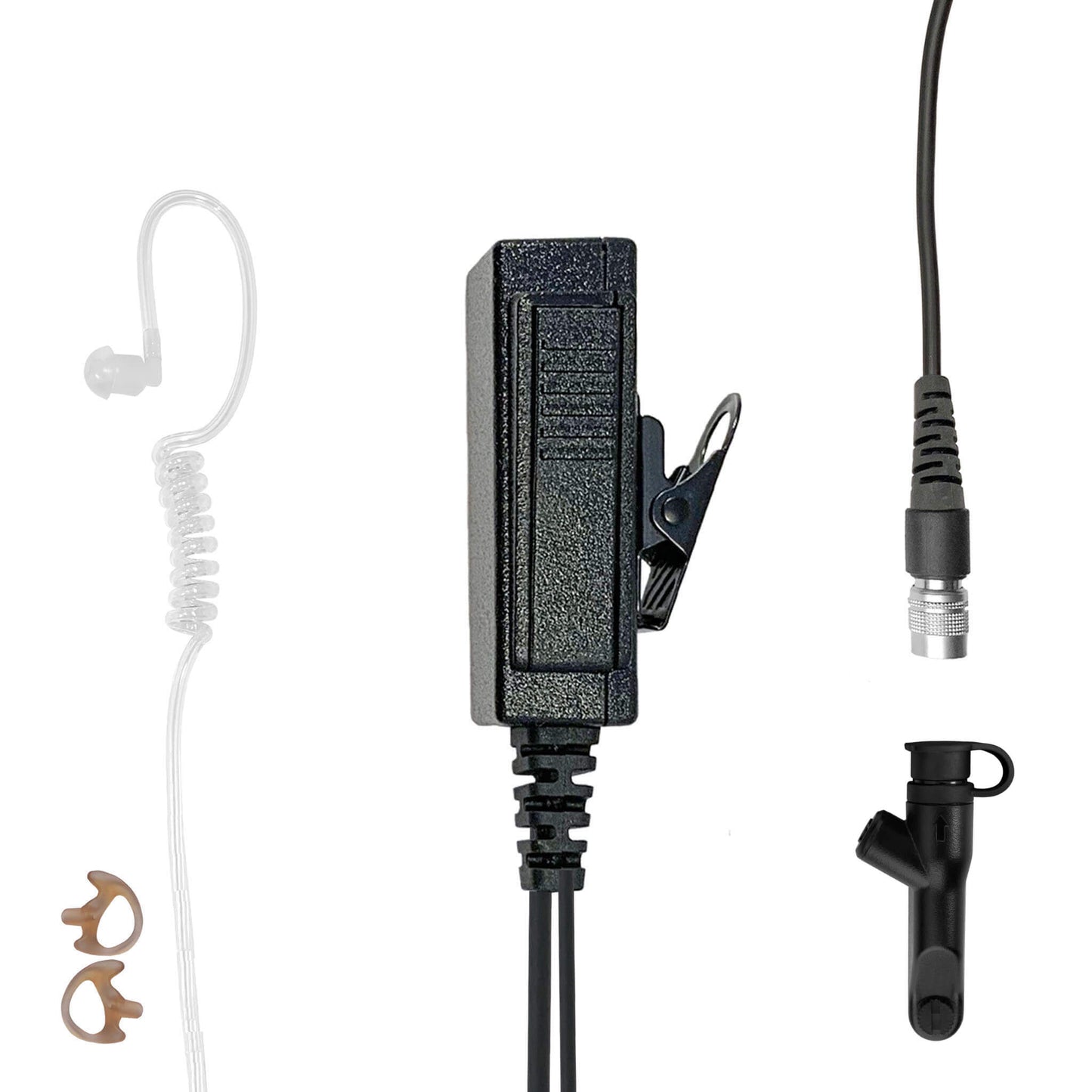 Mic & Earpiece Radio Kit - Quick Disconnect (Hirose) Harris/Tait TP3000/7110/7100/8000/9000 Series
