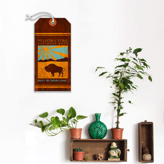 Where the Buffalo Roam - Luggage Tag