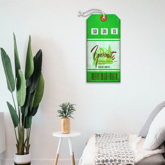 Yosemite National Park Pass - Luggage Tag
