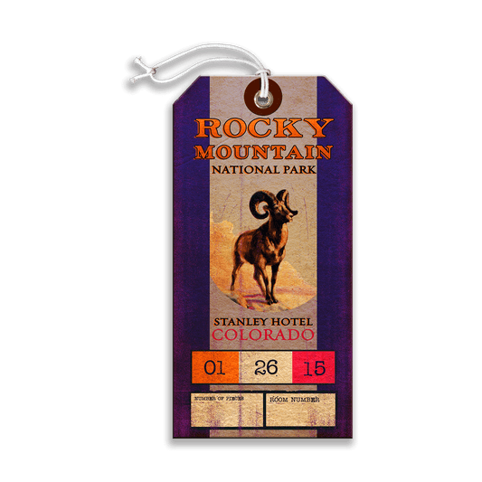 Rocky Mountain National Park: Stanley Hotel - Luggage Tag