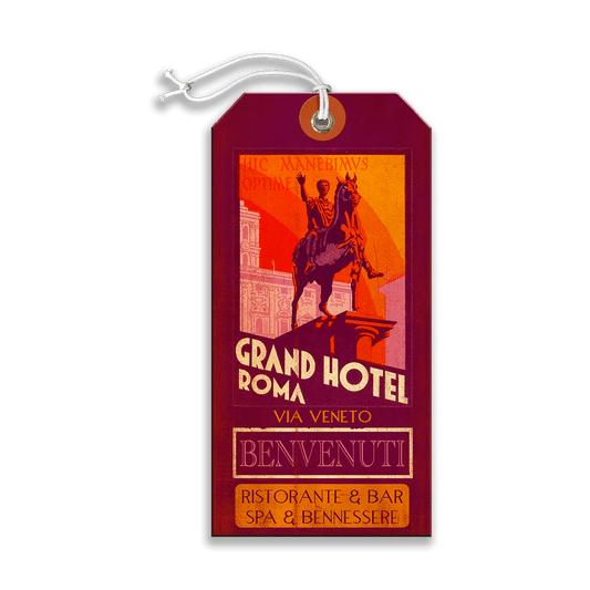 Grand Hotel Roma - Luggage Tag