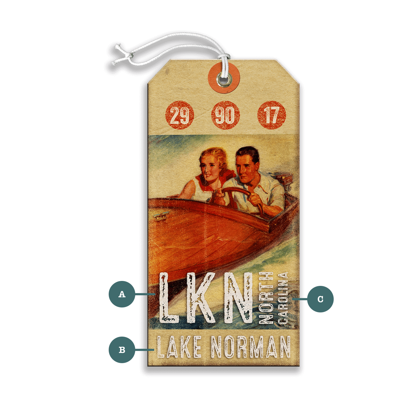 Where Every Day is an Adventure - LKN Luggage Tag