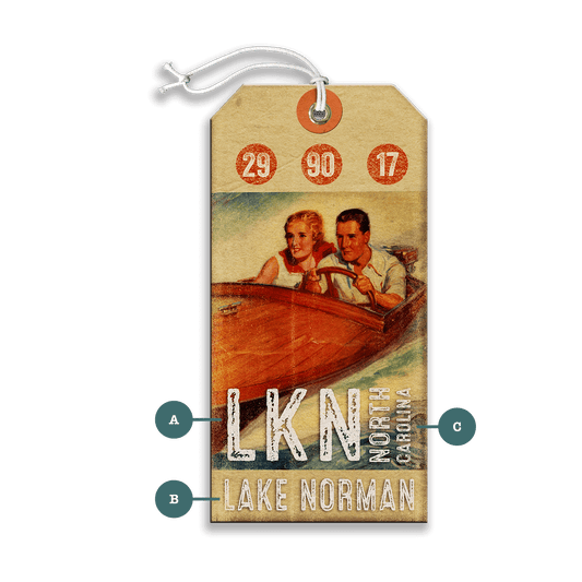 Where Every Day is an Adventure - LKN Luggage Tag